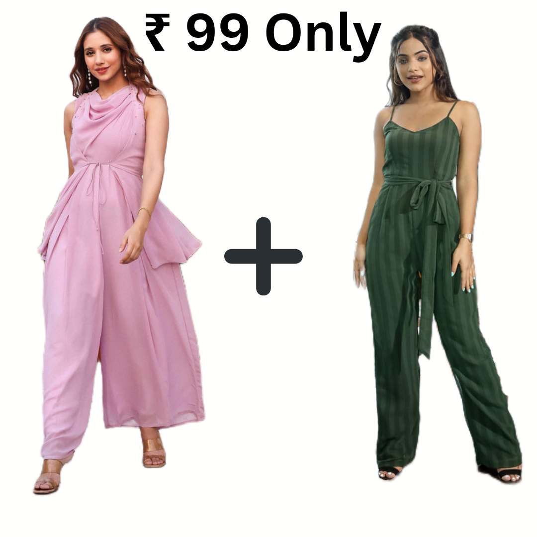 Chic & Comfy – 2 Jumpsuit Combo!