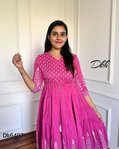 Premium Cotton Mul Gown