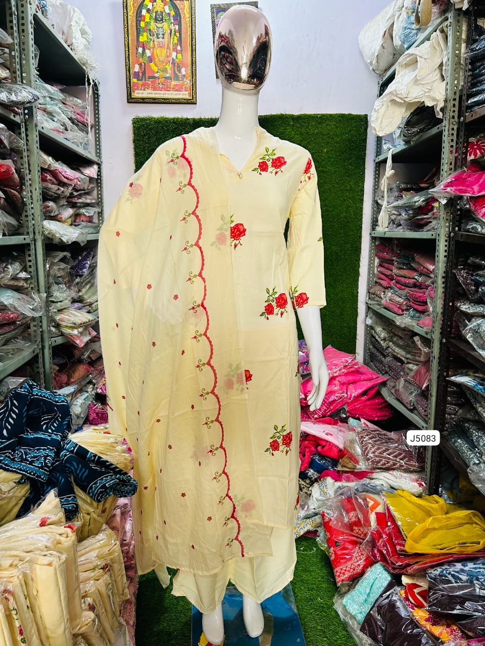 Flower Print Design Plazo Set