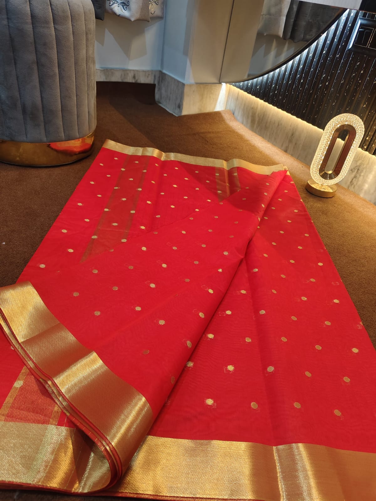 Banarasi Semi-Cotton Soft Silk Saree
