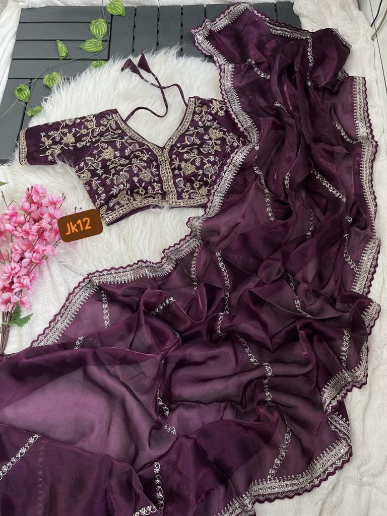 New Soft Zimmy Choo Silk Saree