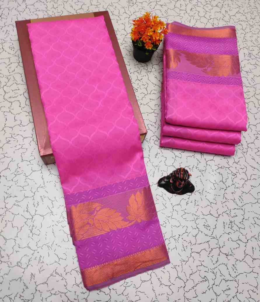 Fancy Elampillai Embossed Silk Sarees
