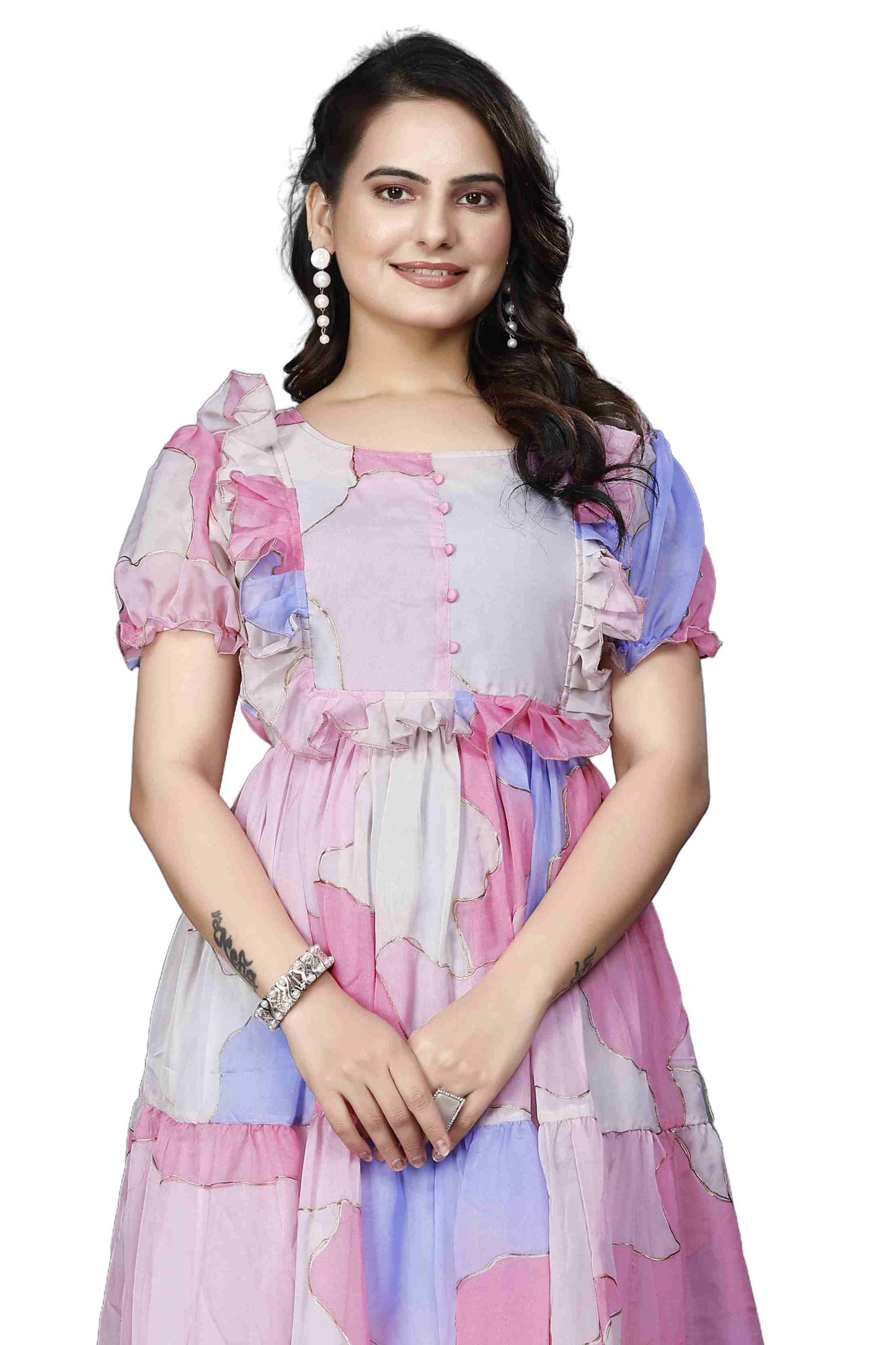 Original Modelling Georgette Long Maxi Dress