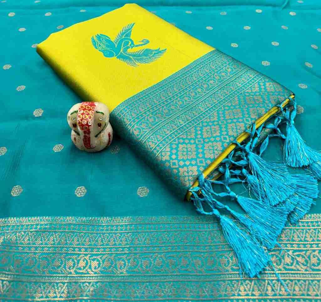 Semi Kanchi Soft Silk Saree