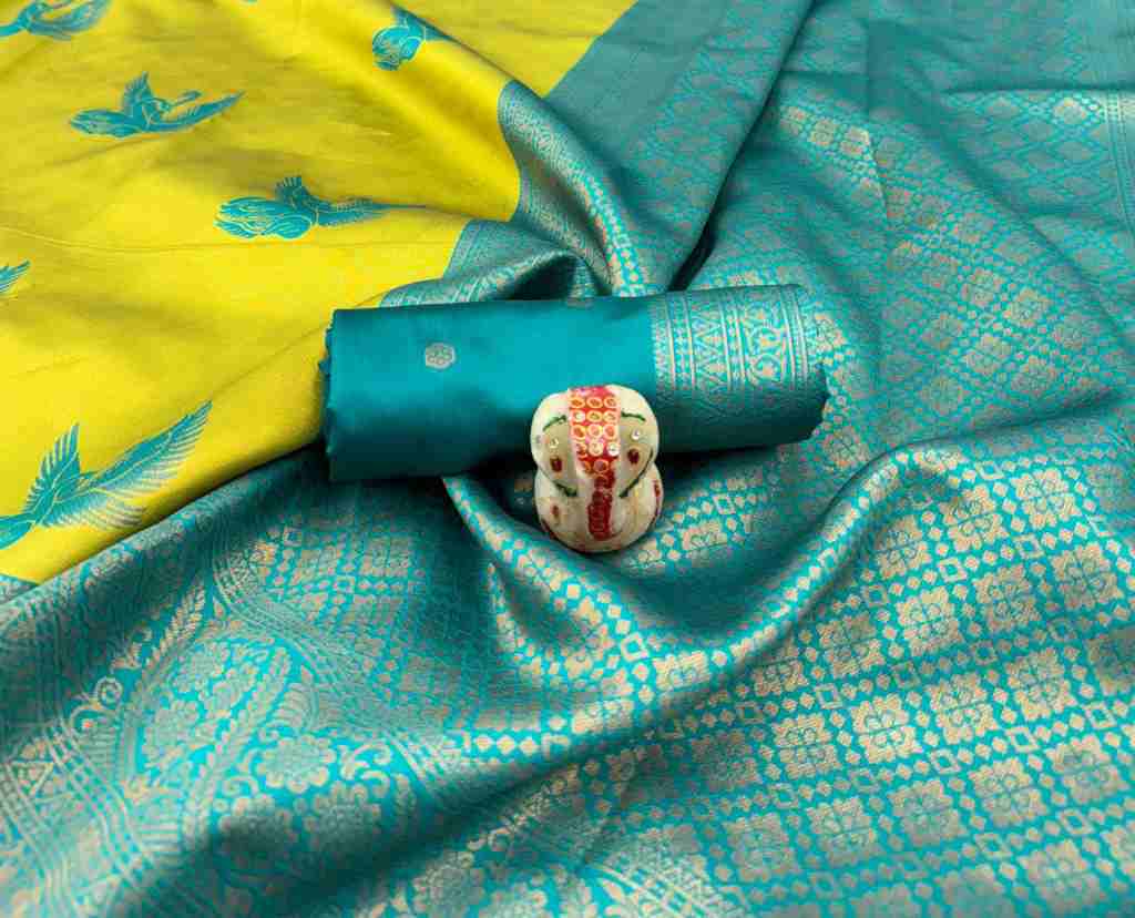 Semi Kanchi Soft Silk Saree