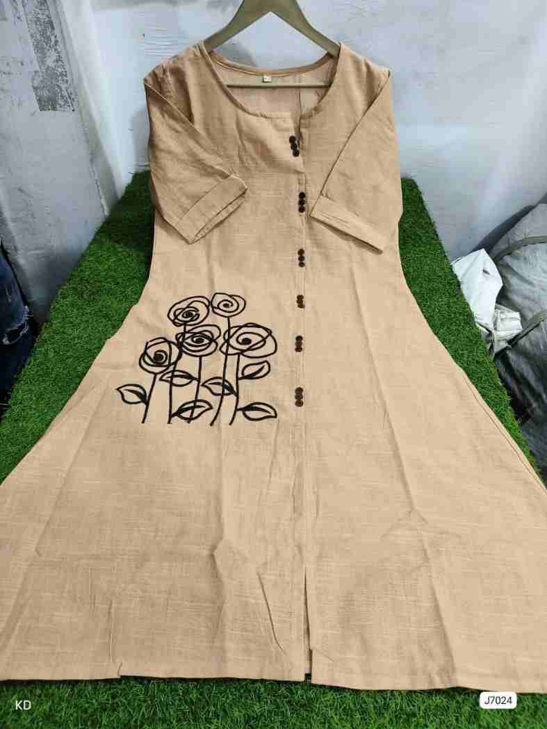 New Launch - Handloom Cotton Middi Dress
