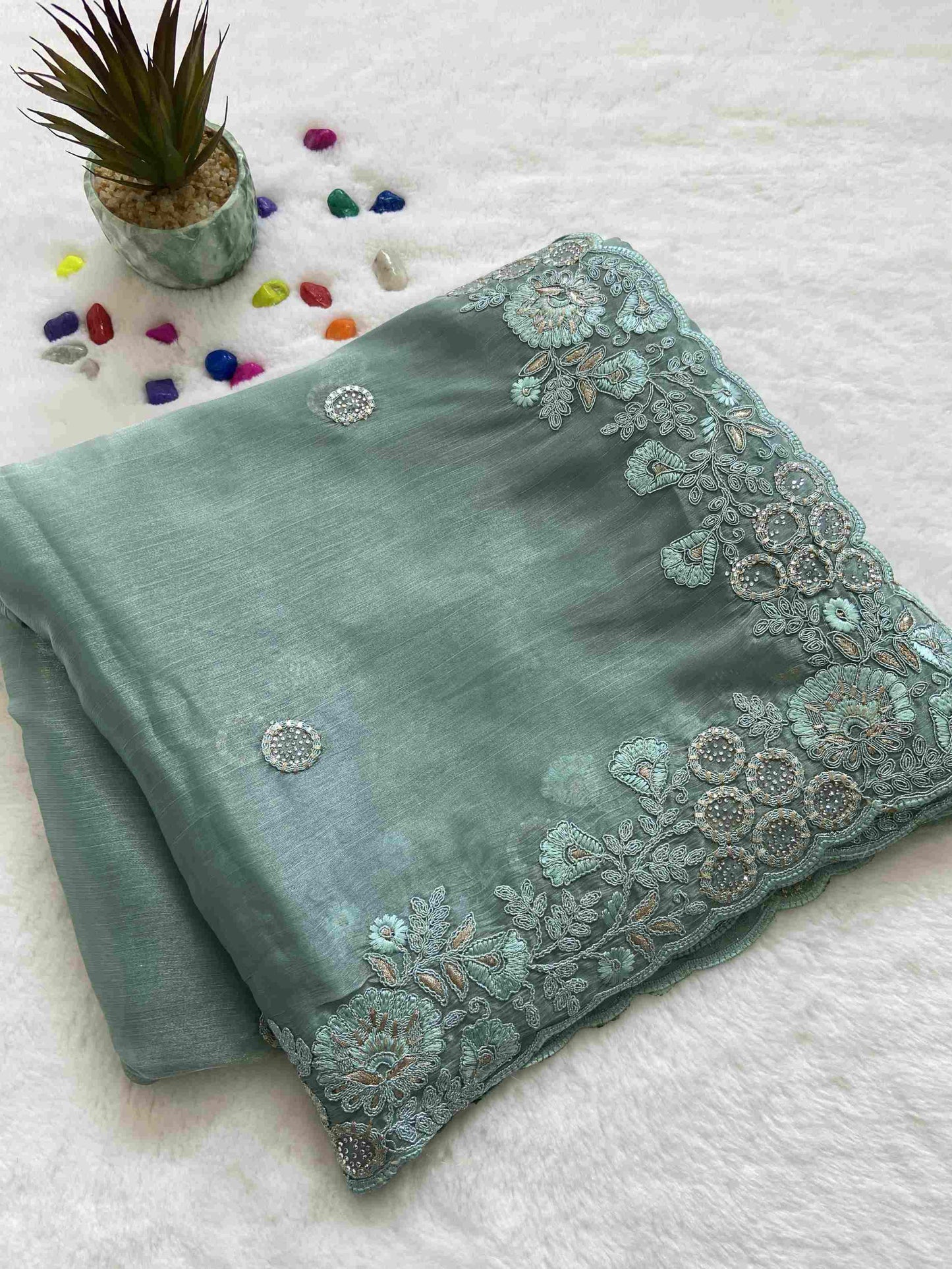 Soft Jimmy Chu Sarees