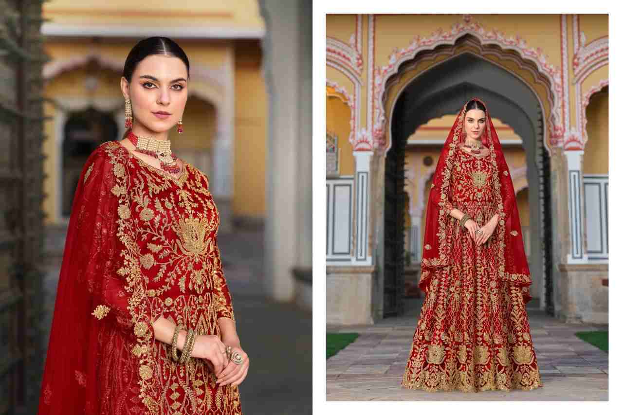 Wedding Lehenga with Elegant Stone Work