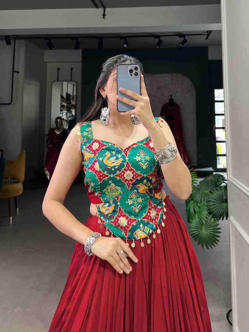 2025 Wedding Collection: Rayon Lehenga & Silk Blouse Set