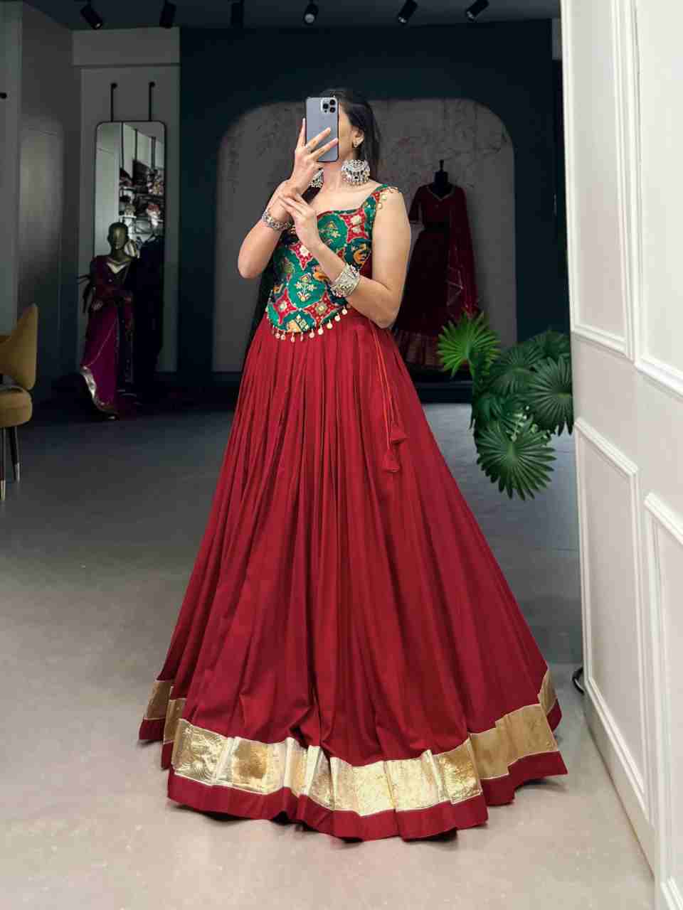 2025 Wedding Collection: Rayon Lehenga & Silk Blouse Set