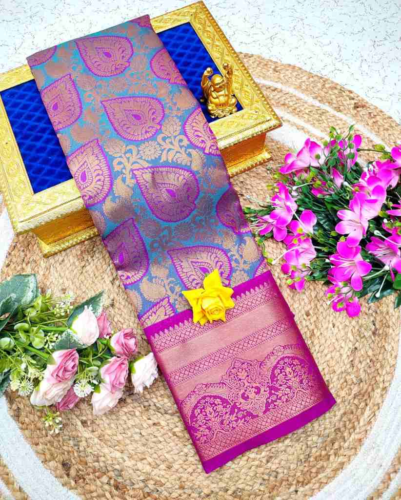 Nikki Galrani Bridal Silk Saree