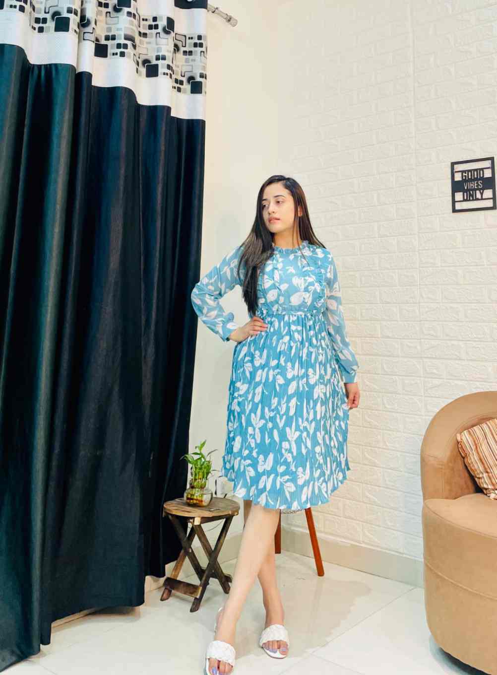 New Floral Printed Dress