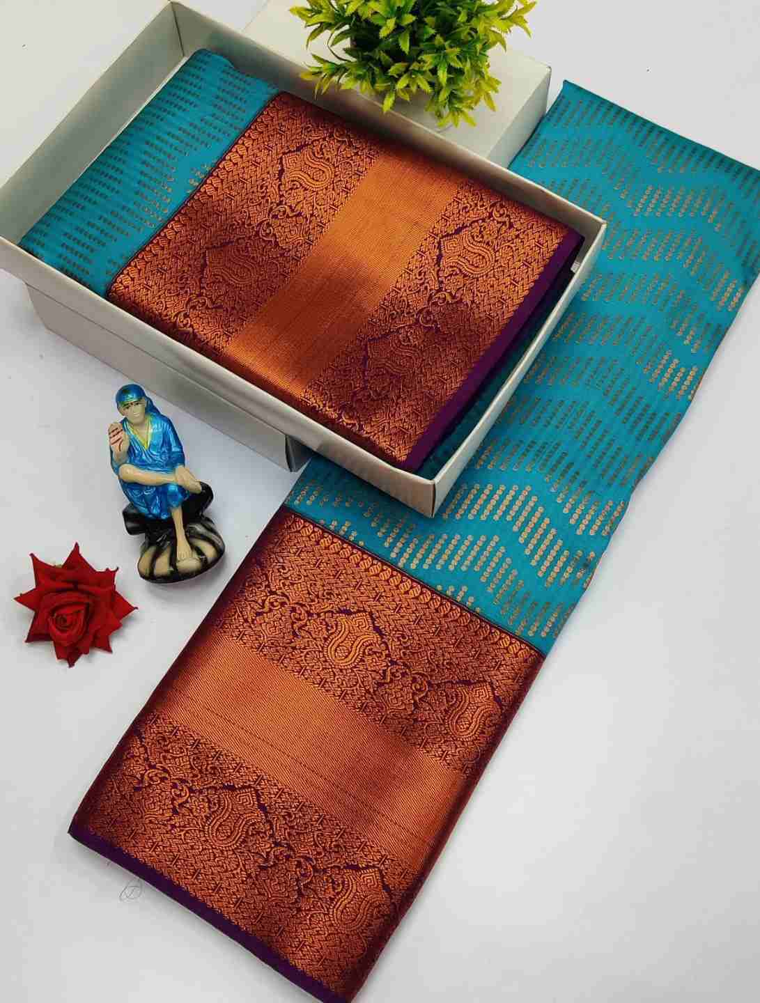 Kanchi Korvai Kottanji Tana Soft Silk Saree