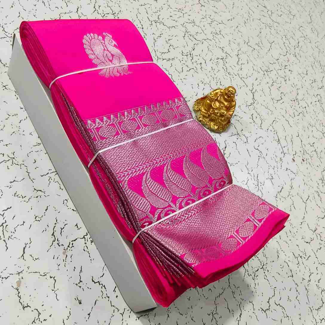 Soft Silk Big Border Saree Collection