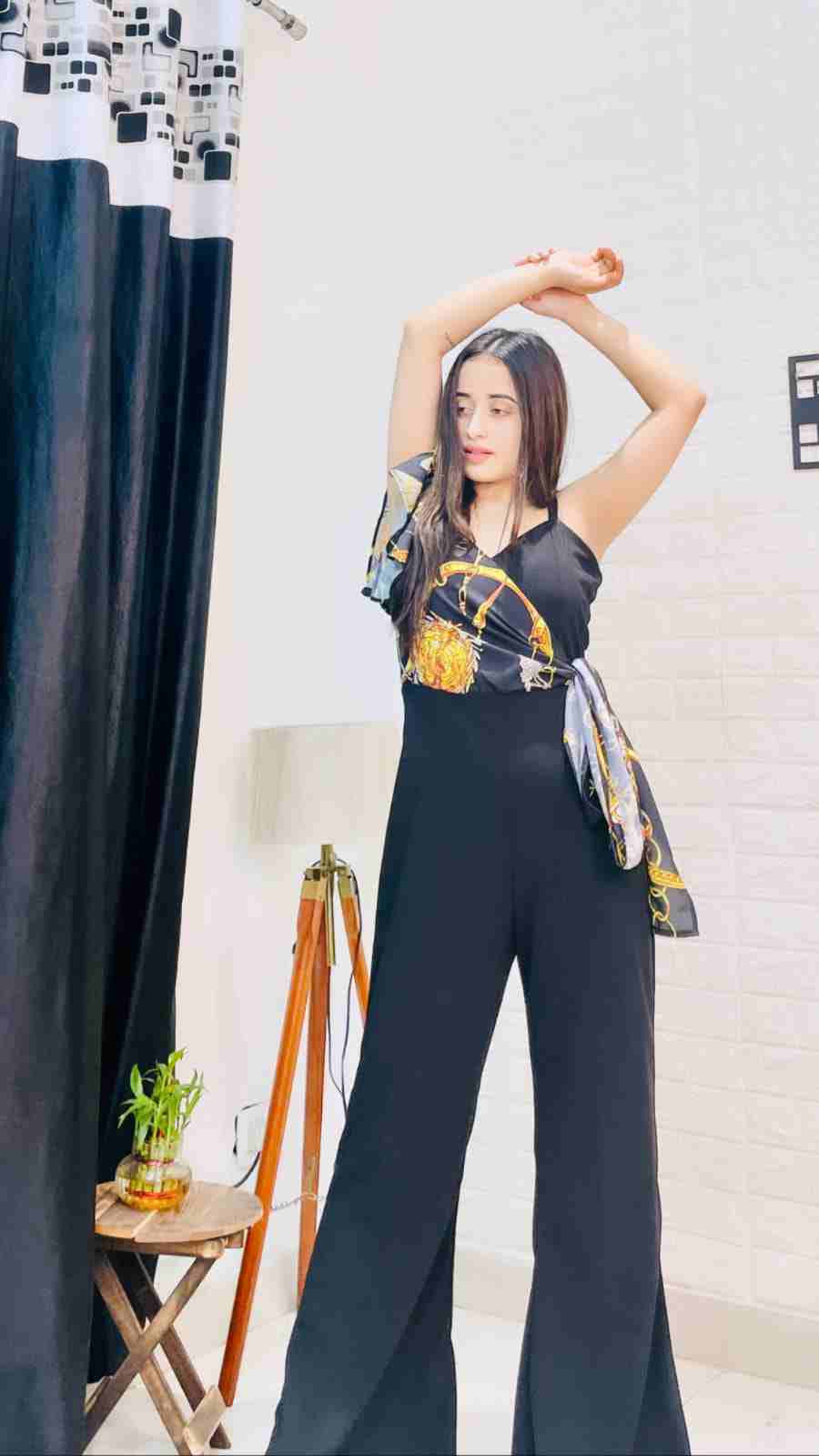 Summer Trend Loose Side Knot Jumpsuit