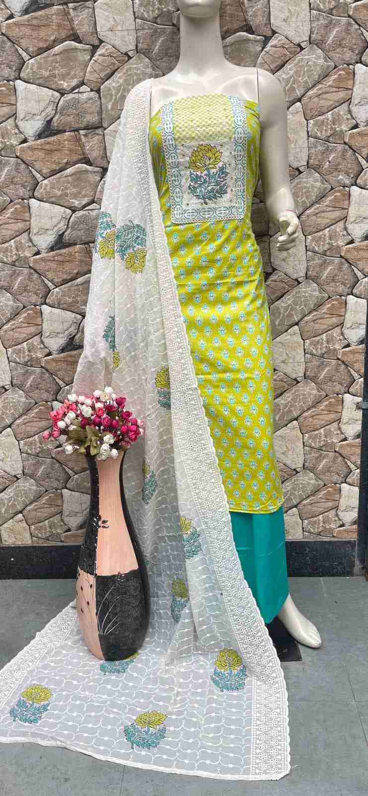 Graceful Cotton Salwar Suit Set