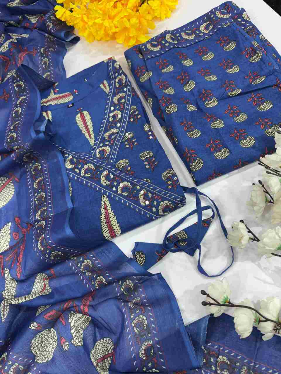 Premium Angrakha Set with Malmal Dupatta