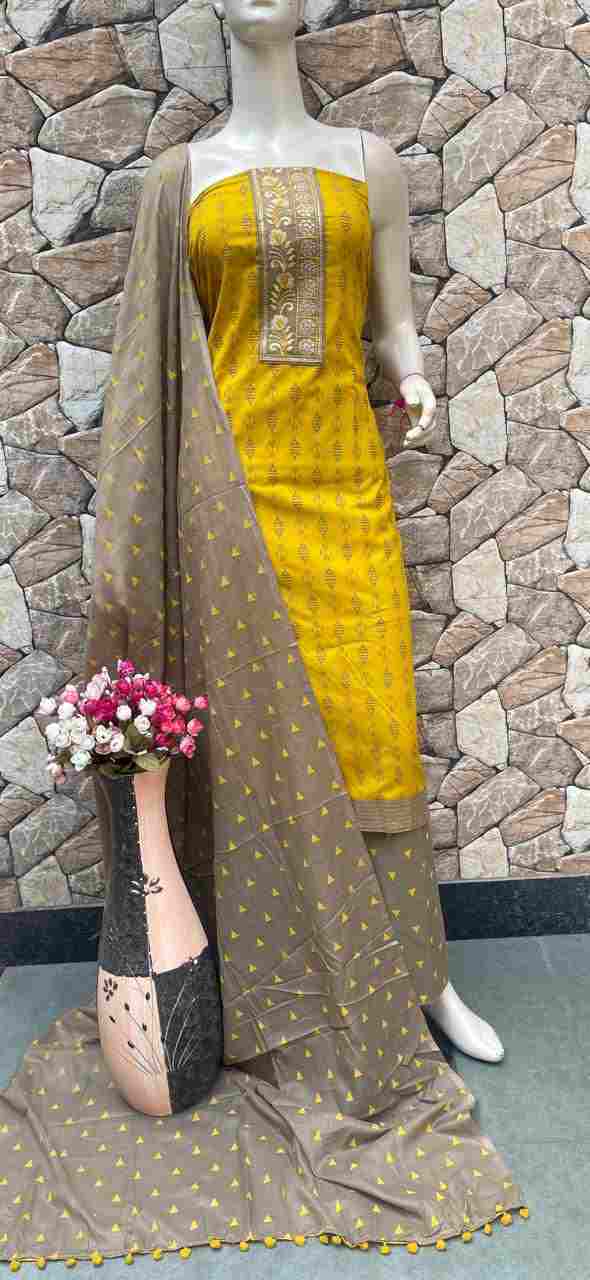 Jaipuri Cotton Embroidered Suit Set