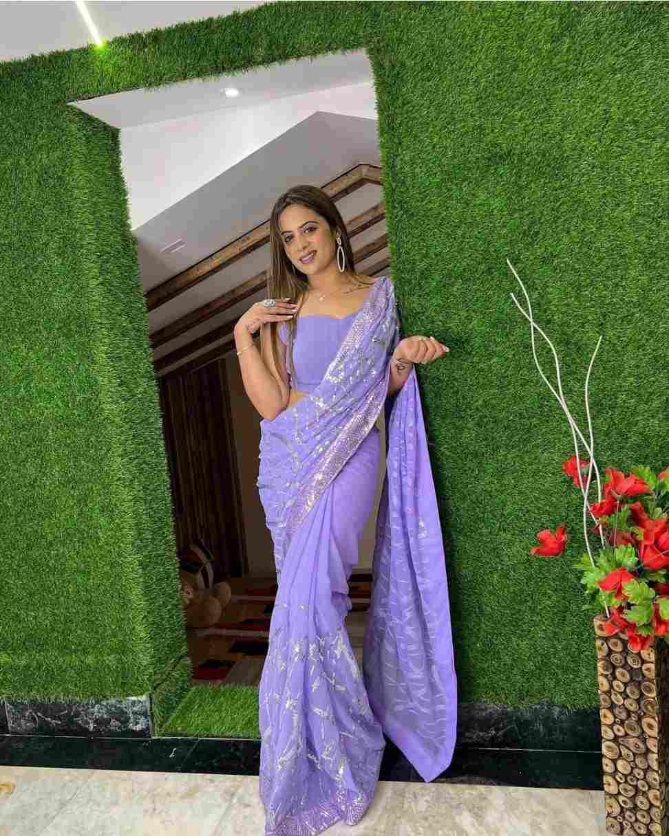 Premium Georgette Saree with Blouse