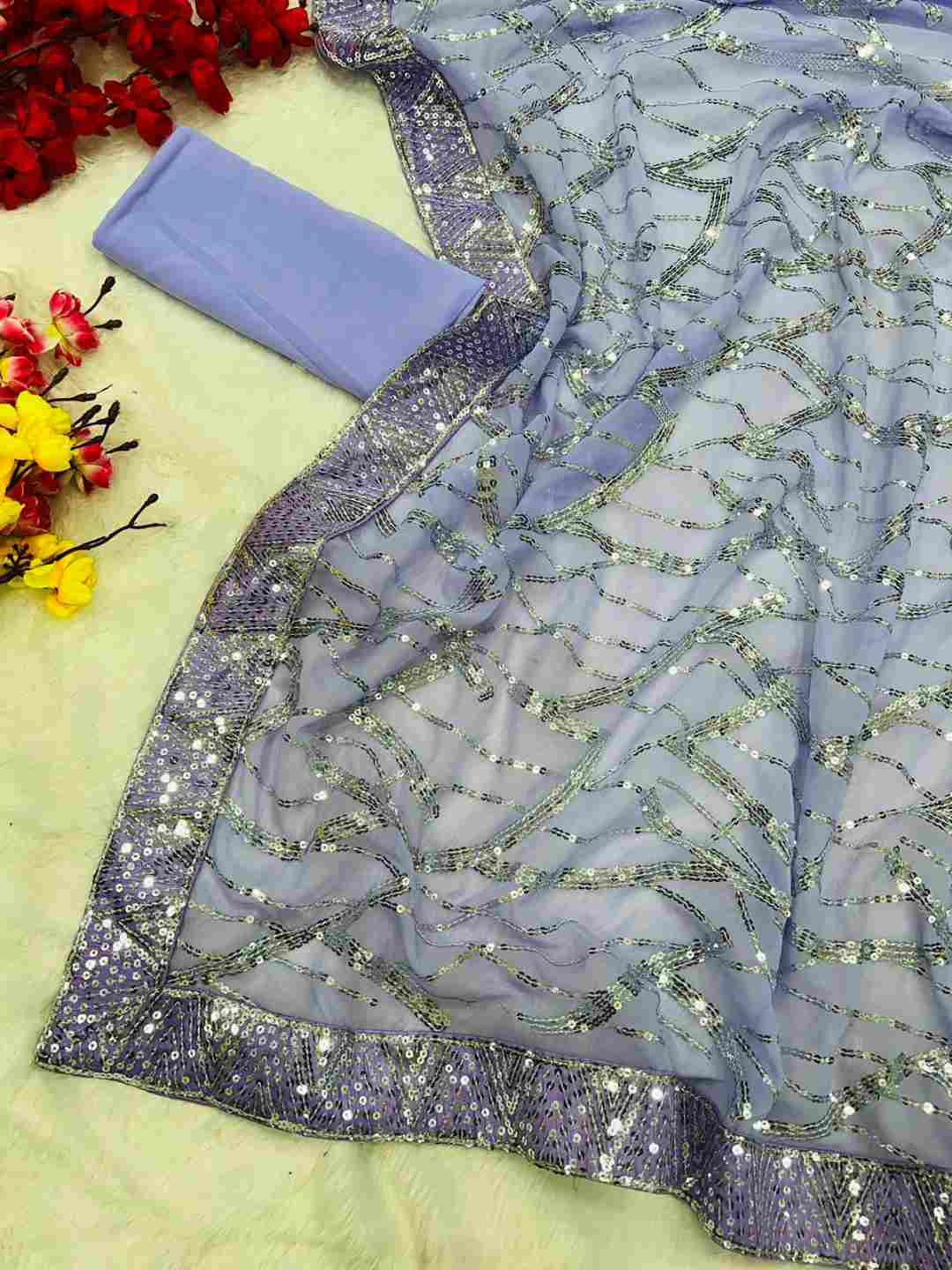 Premium Georgette Saree with Blouse