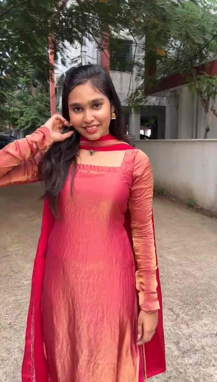Stylish Space Silk Kurti with Dupatta