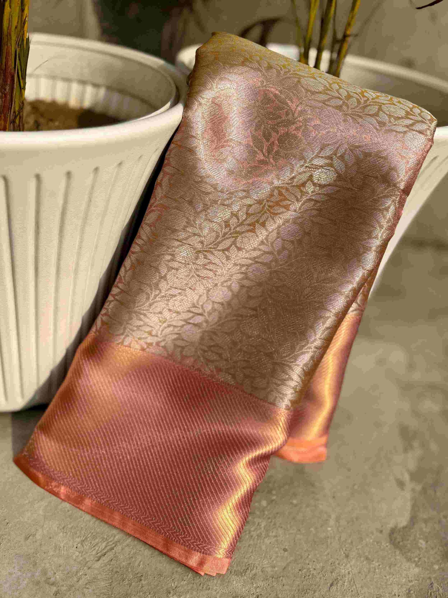 Banarasi Kanjivaram Tissue Zari Saree