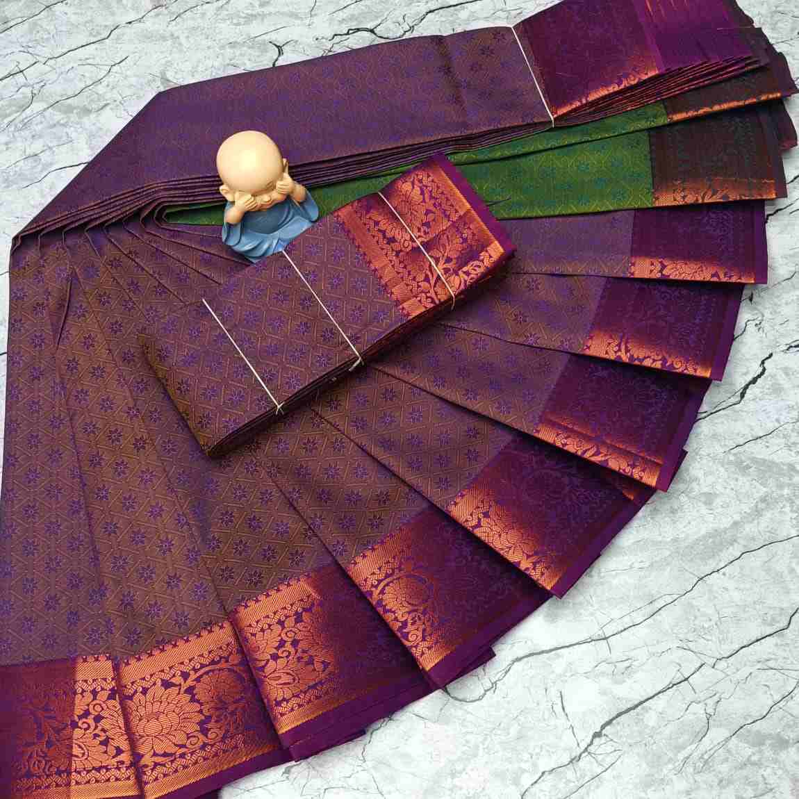 Elegant 3D Embossed Karizma Silk Saree
