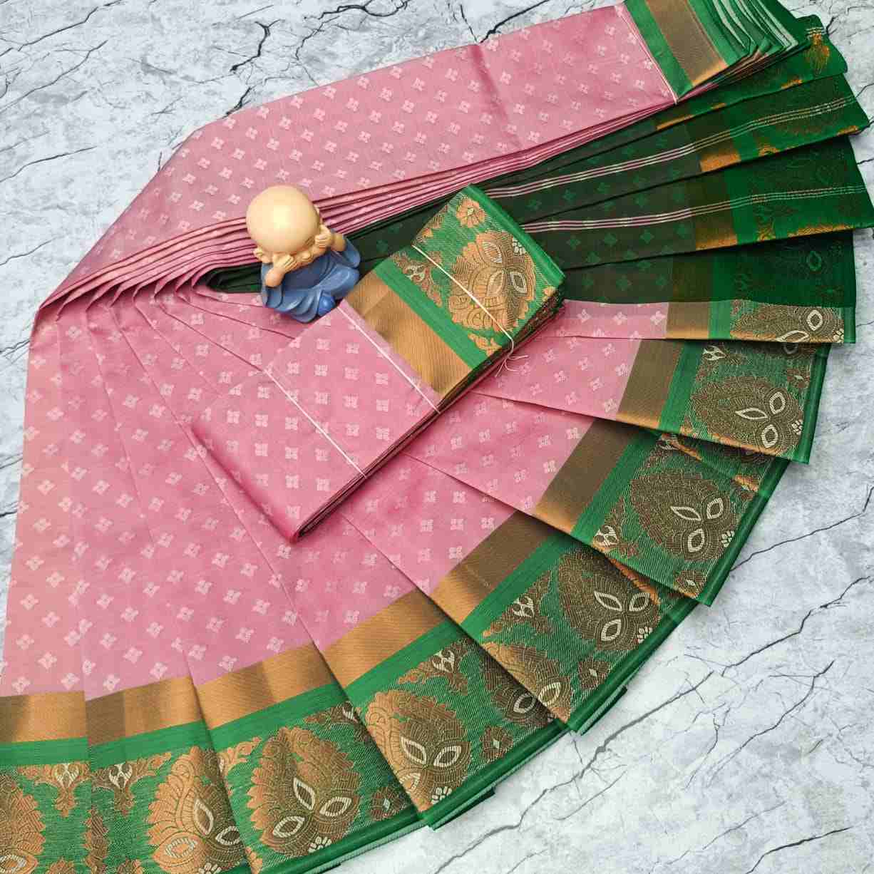 Elegant 3D Embossed Karizma Silk Saree