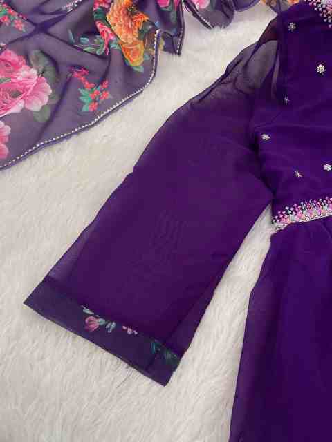 Chic & Classy Embroidered Suit Set