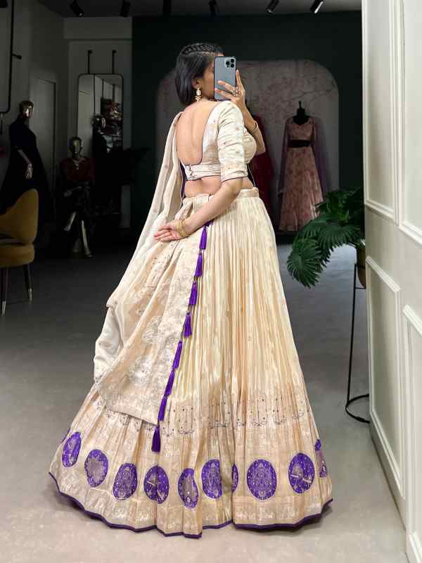 Exquisite Handcrafted Shimmer Lehenga Set