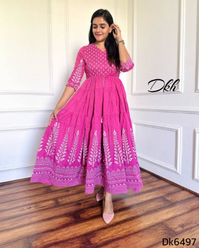 Premium Cotton Mul Gown