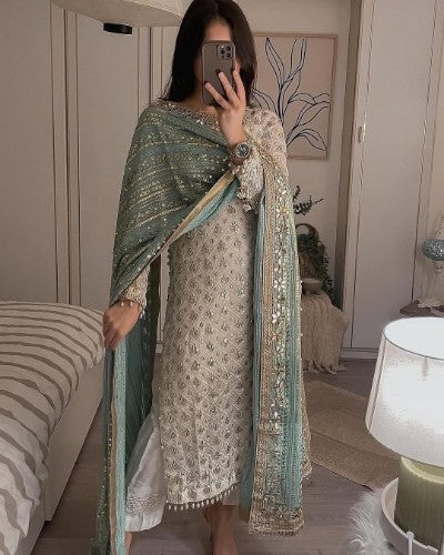 Real Mirror Work Suit