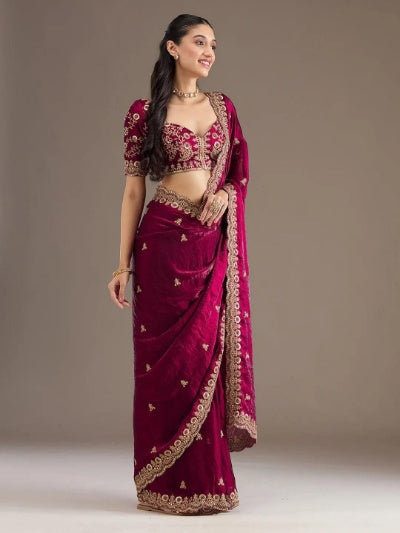 Celestial Glow Space Silk Saree
