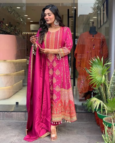 Pakistani Suit in Custom Digital Print