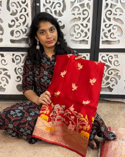 Exclusive Collection Mushro Statin Saree