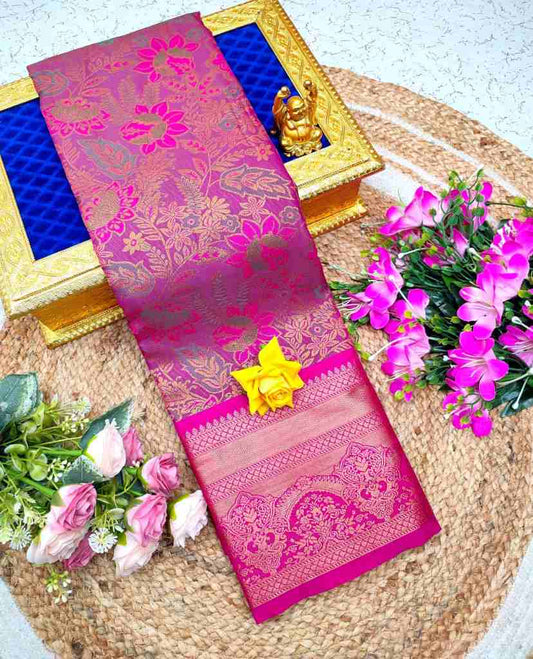 Nikki Galrani Bridal Silk Saree