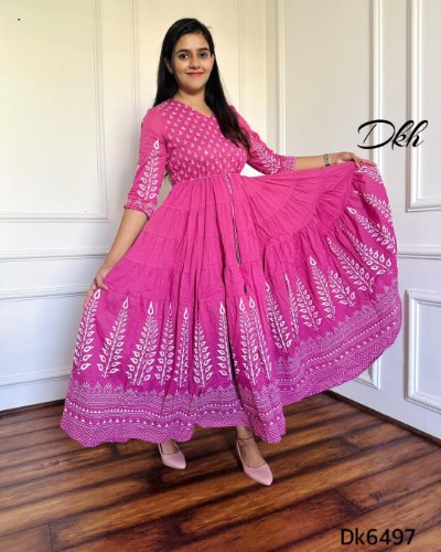 Premium Cotton Mul Gown