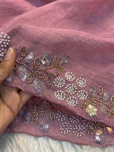 Pixel Crush Sequins Saree